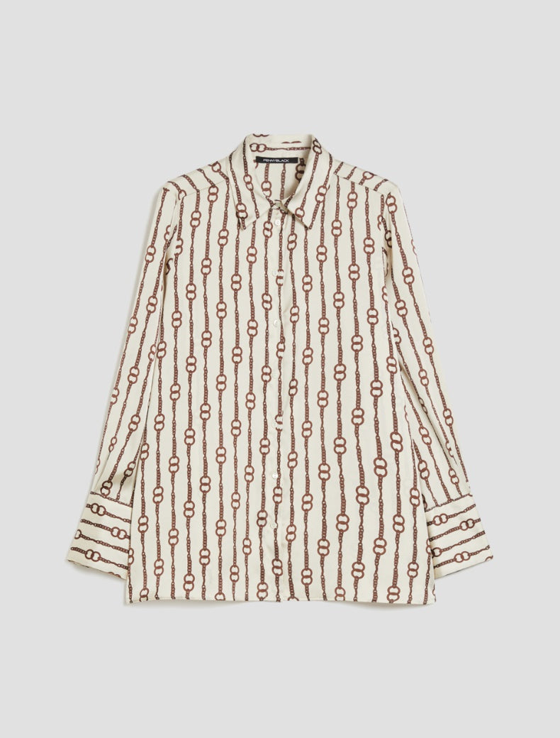 Pennyblack Camicia in raso a fantasia