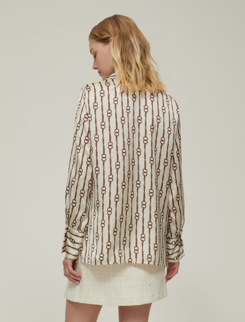 Pennyblack Camicia in raso a fantasia