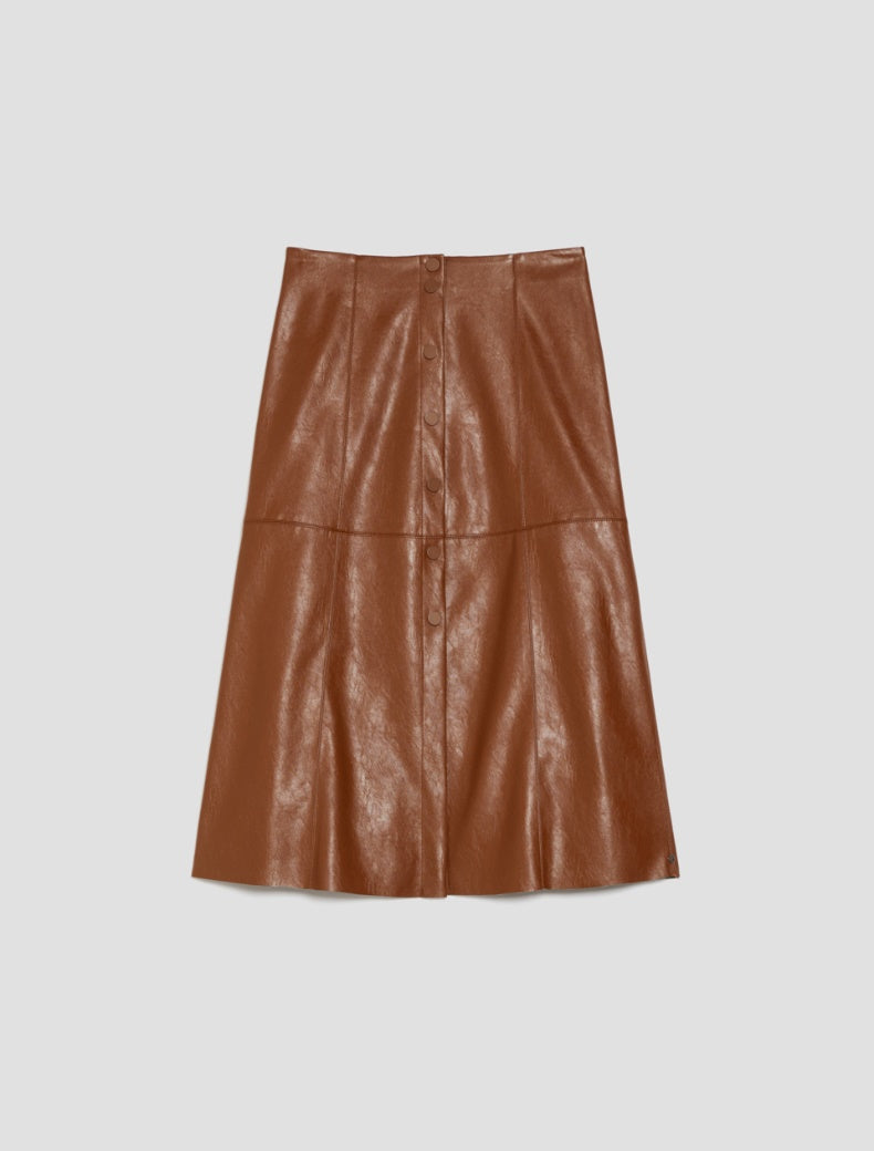 Pennyblack Gonna midi in jersey spalmato