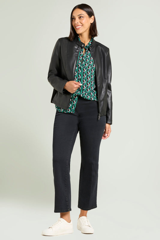 Luisa Viola Camicia doppia georgette stampata