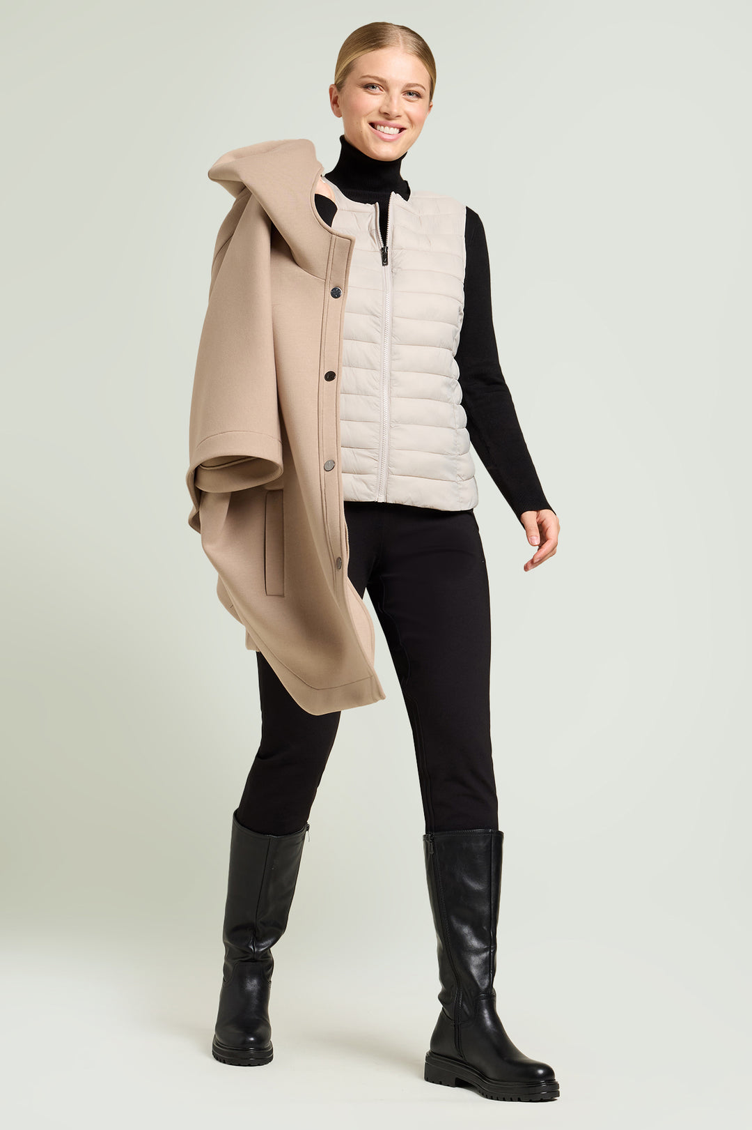 Luisa Viola Cappa+Gilet 3 in 1