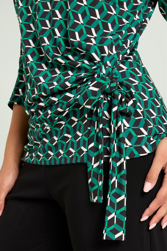 Luisa Viola Blusa stampata in jersey