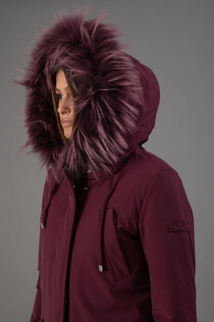 Rihunik capospalla con pelliccia