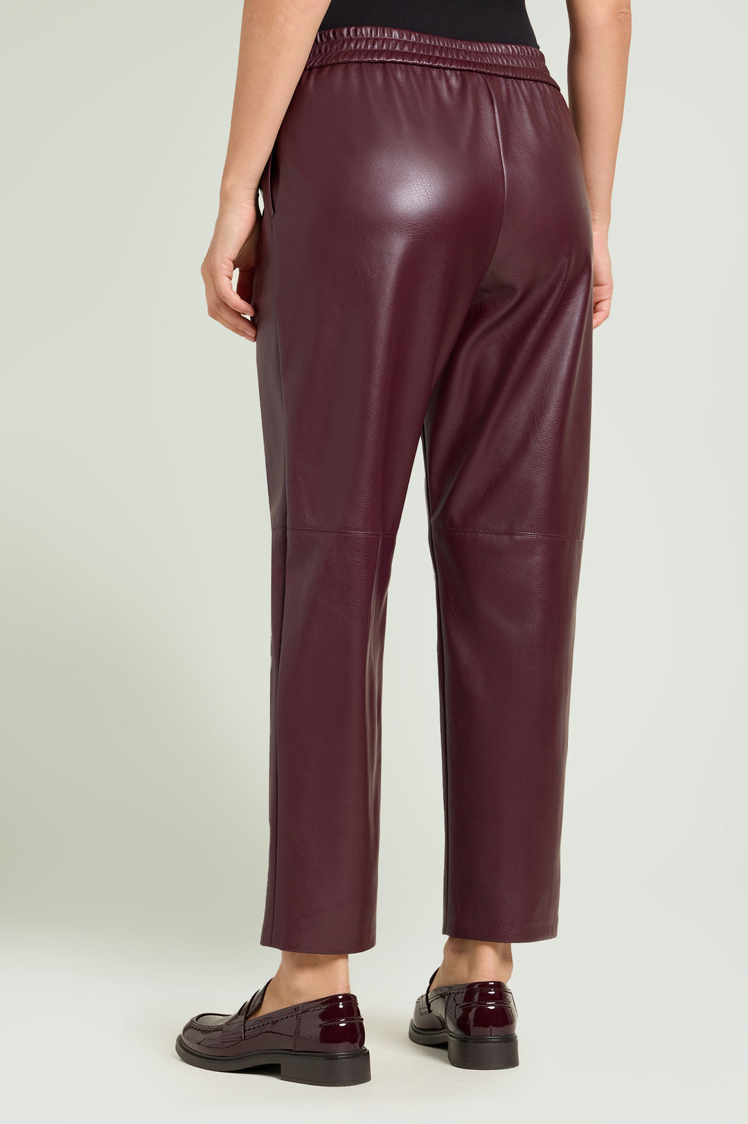 Luisa Viola Pantalone in tessuto spalmato