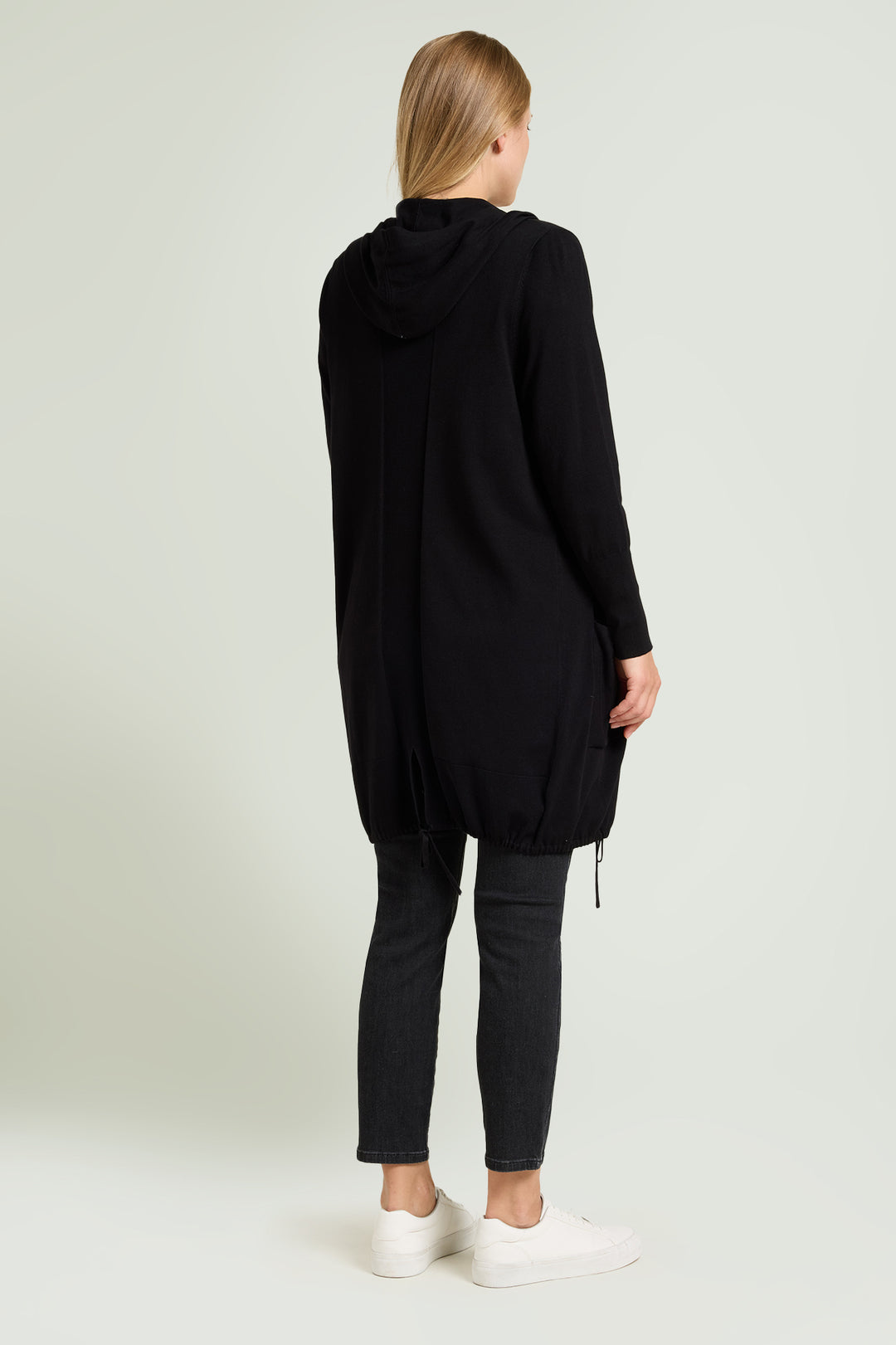 Luisa Viola Cardigan-parka in viscosa confort