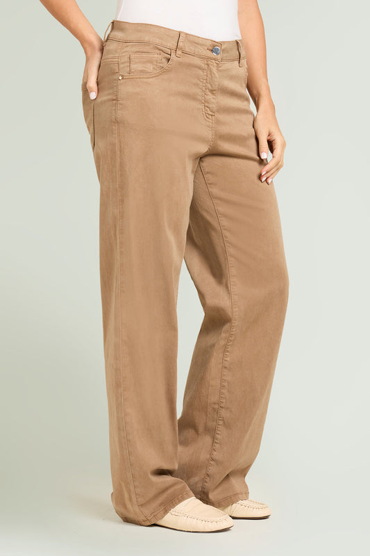 LUISA VIOLA Pantalone 5 tasche wide leg