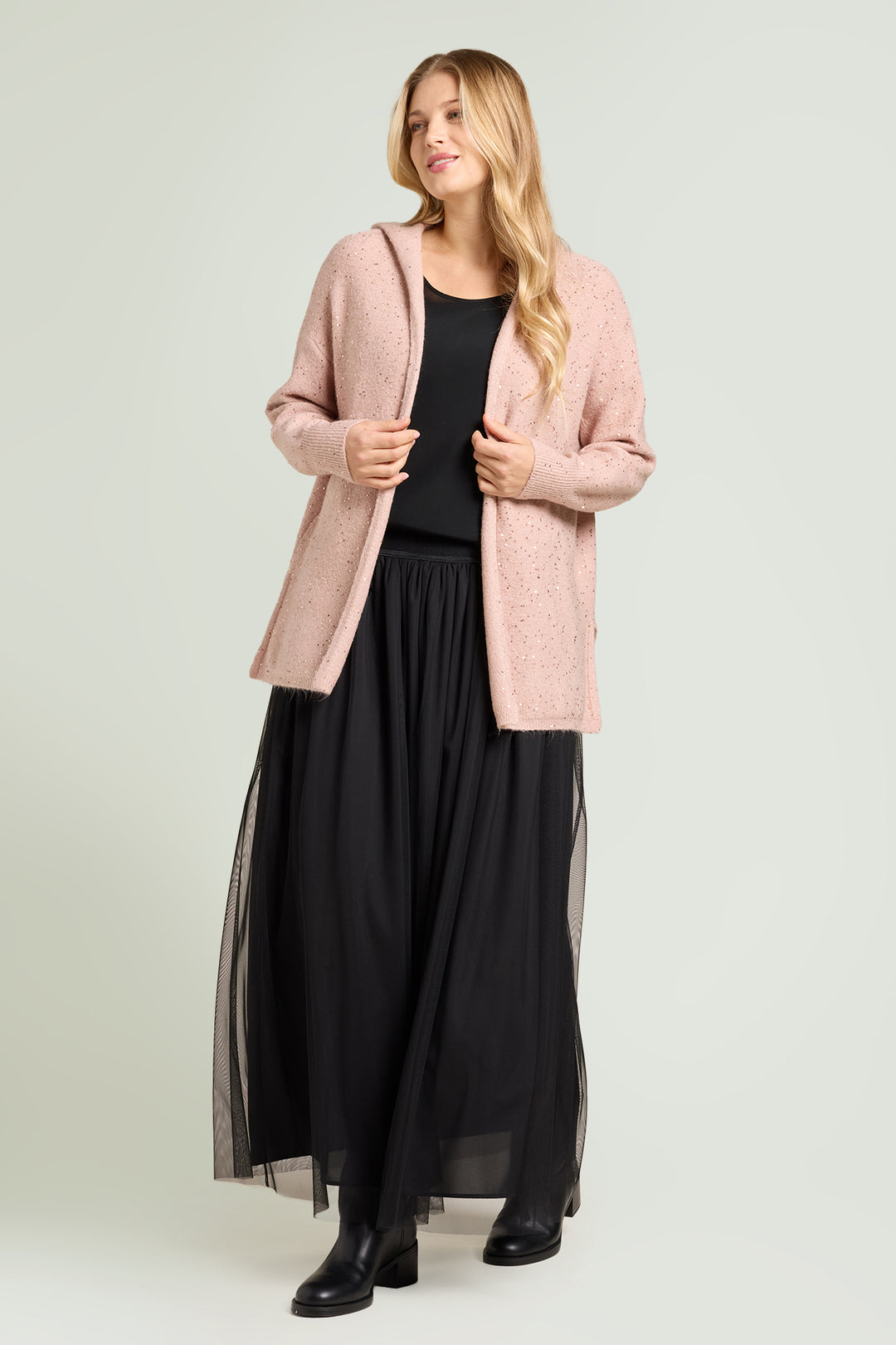 LuisaViola cardigan full paillettes