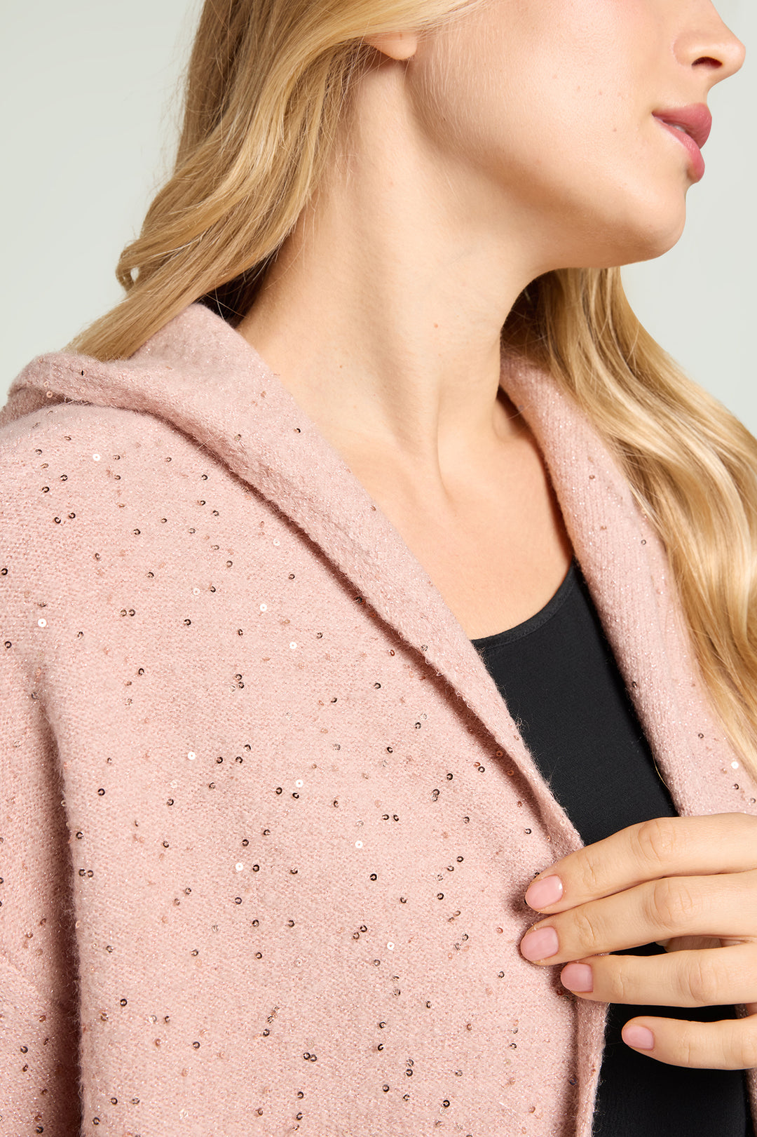 LuisaViola cardigan full paillettes