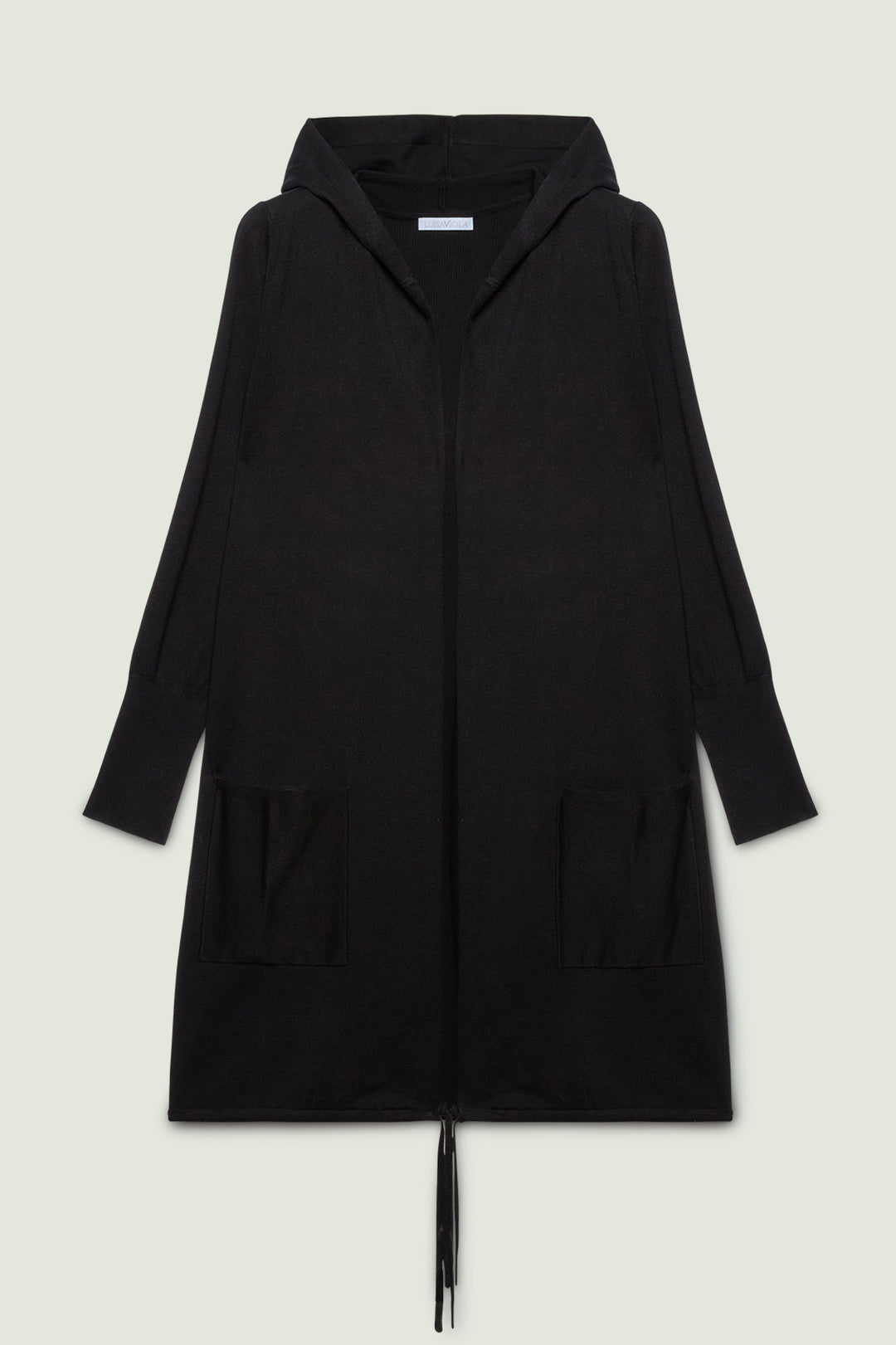 Luisa Viola Cardigan-parka in viscosa confort