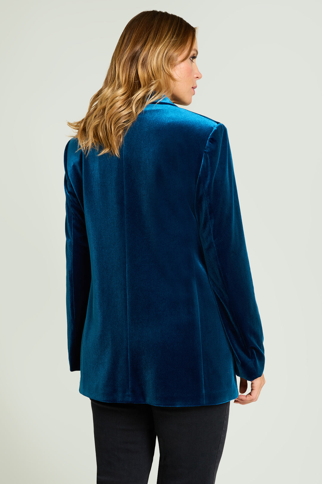 LuisaViola blazer in velluto stretch