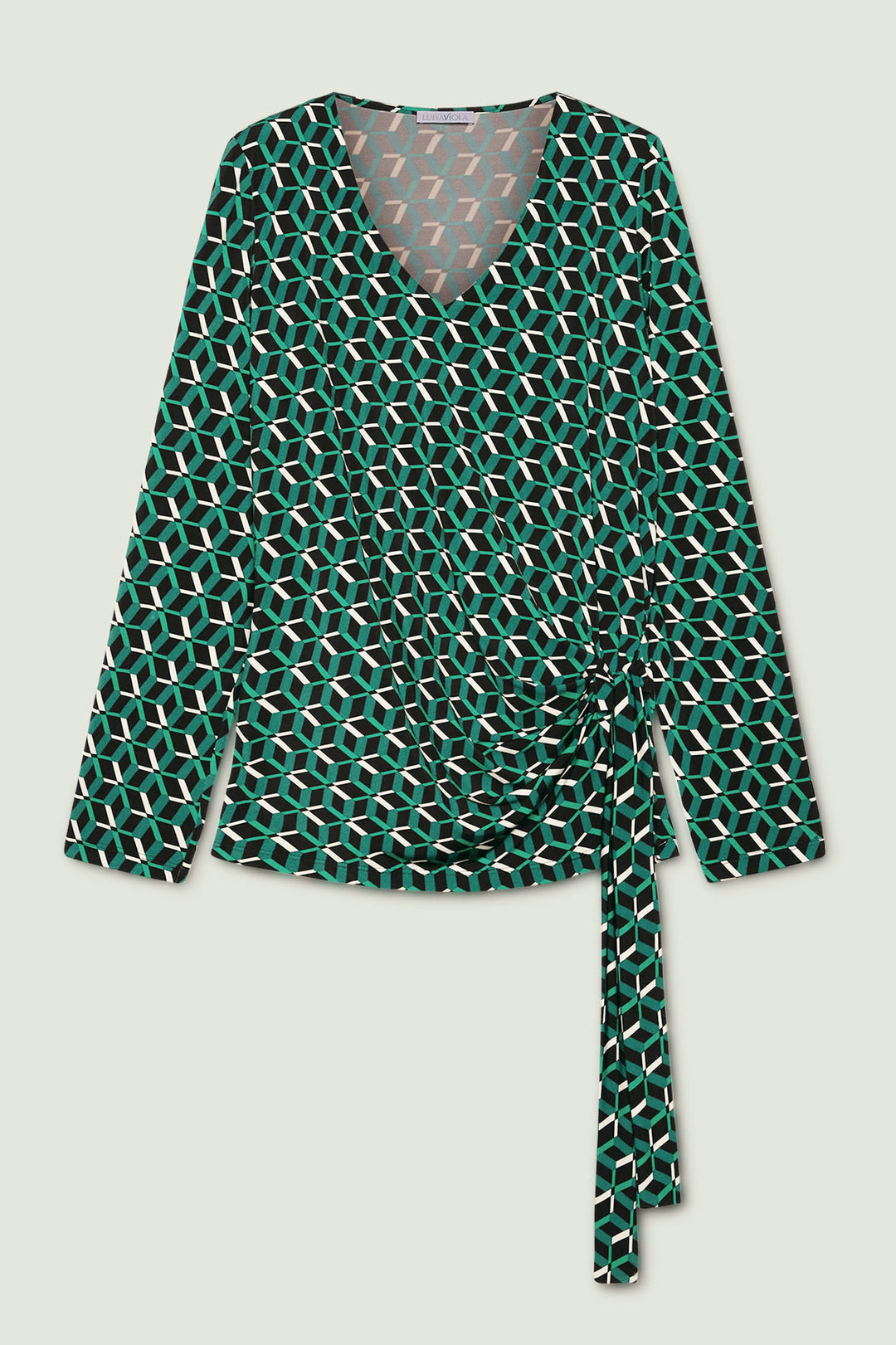 Luisa Viola Blusa stampata in jersey