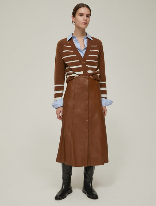 Pennyblack Gonna midi in jersey spalmato