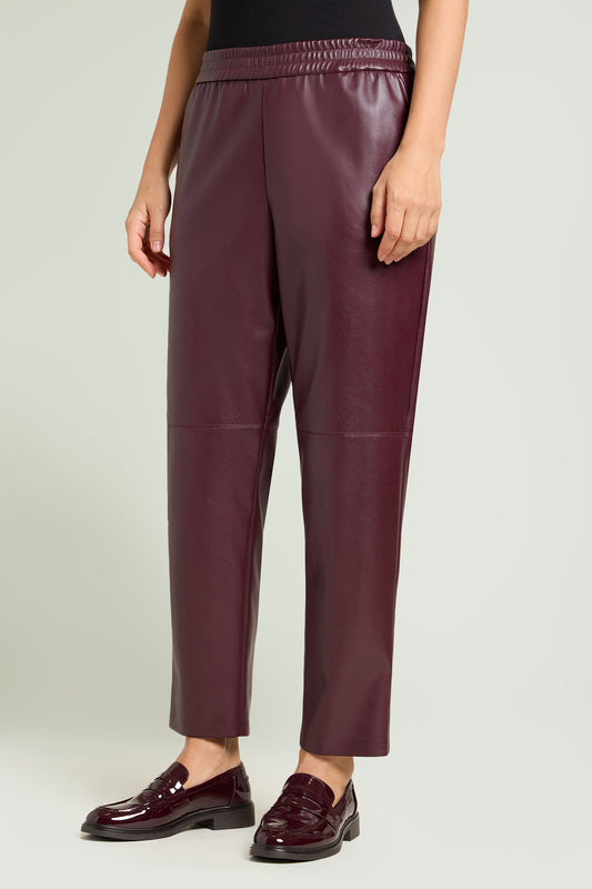 Luisa Viola Pantalone in tessuto spalmato