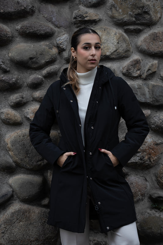 RIHUNIK cappottino in tessuto tecnico