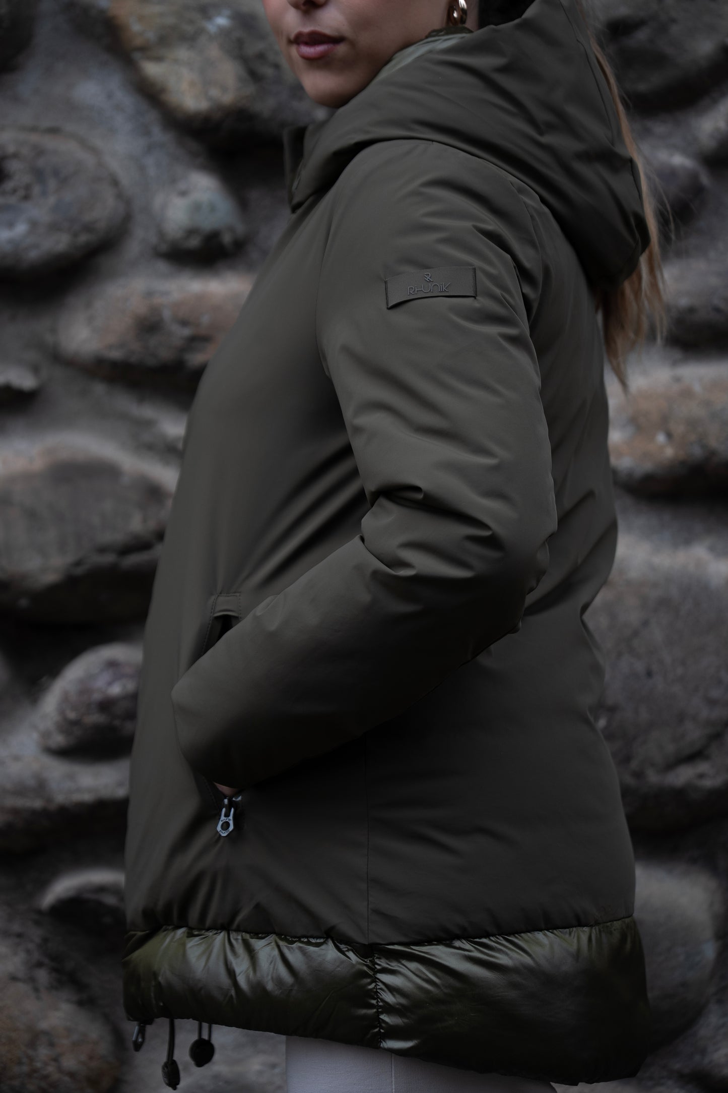 RHIUNIK Giacca in doppio tessuto