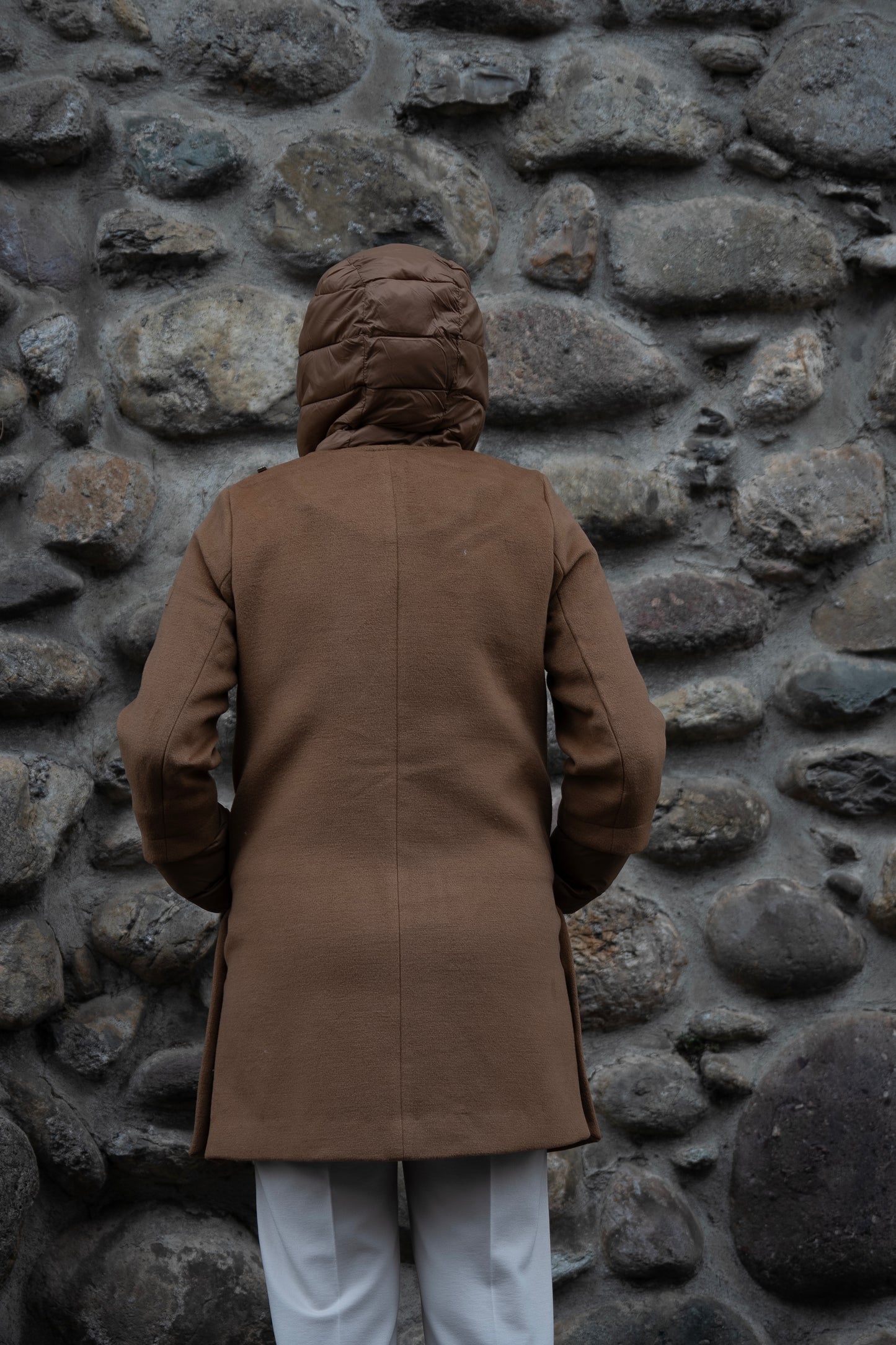 RIHUNIK cappotto con gliet e polsi staccabili