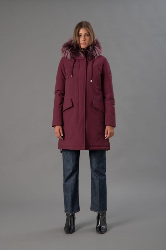 Rihunik capospalla con pelliccia