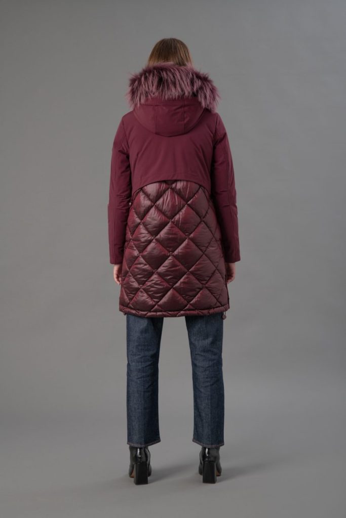 Rihunik capospalla con pelliccia