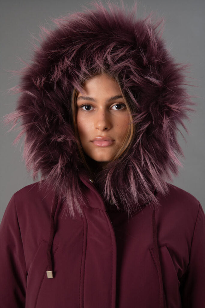 Rihunik capospalla con pelliccia