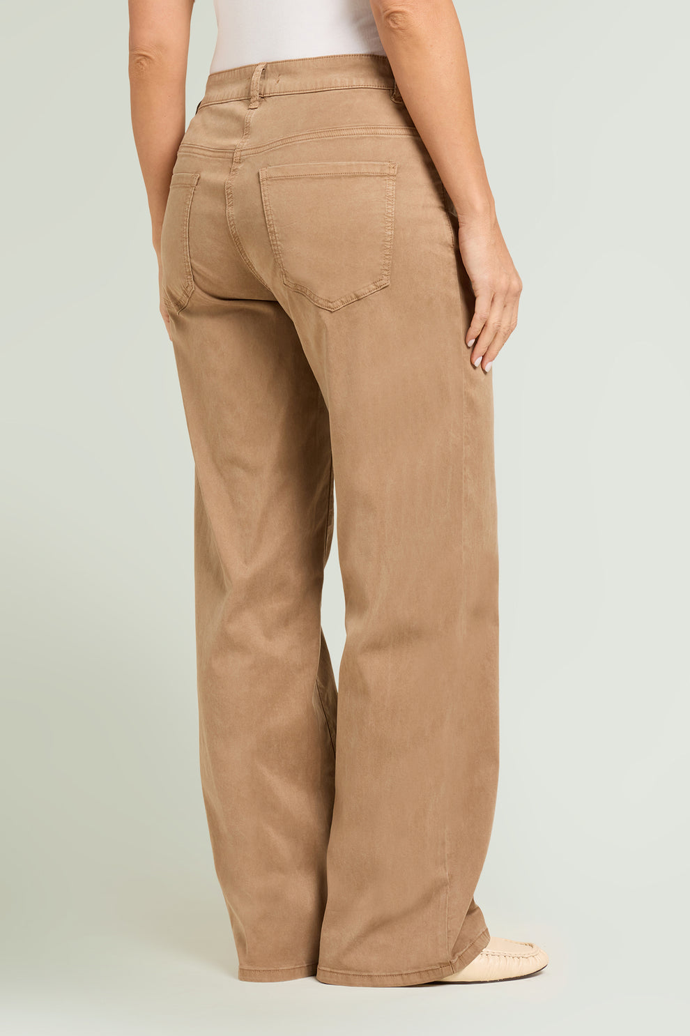 LUISA VIOLA Pantalone 5 tasche wide leg