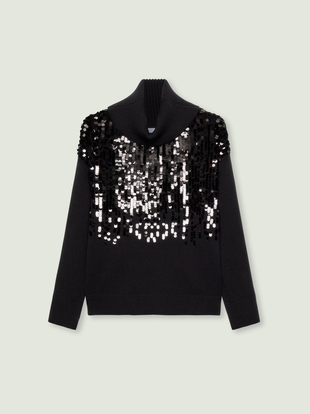 Luisa Viola Maglia ricamata con paillettes