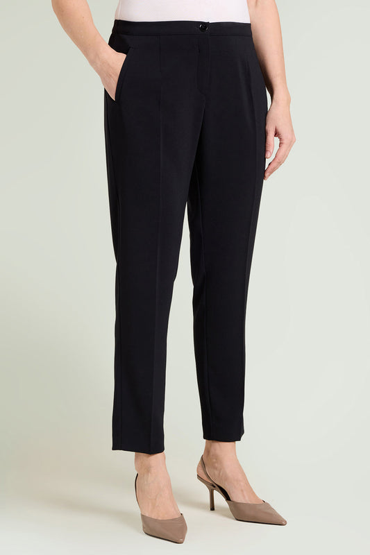 LUISA VIOLA Pantaloni a sigaretta in crepe cady