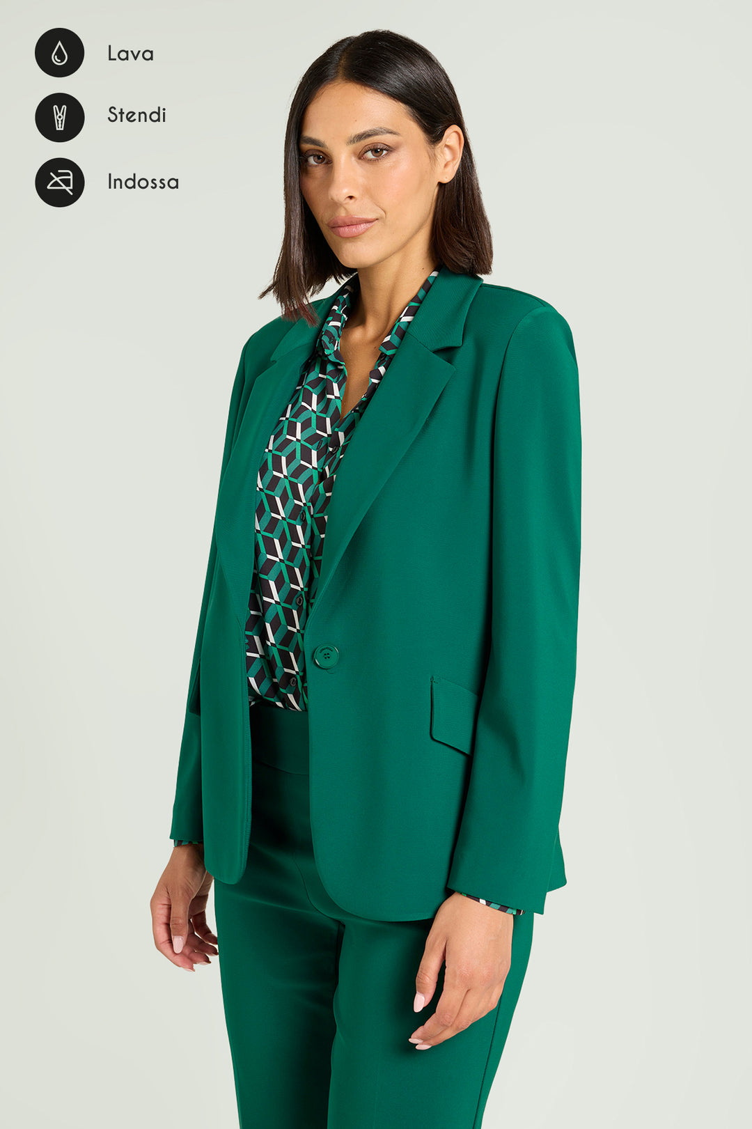 Luisa Viola Blazer in compatto stretch