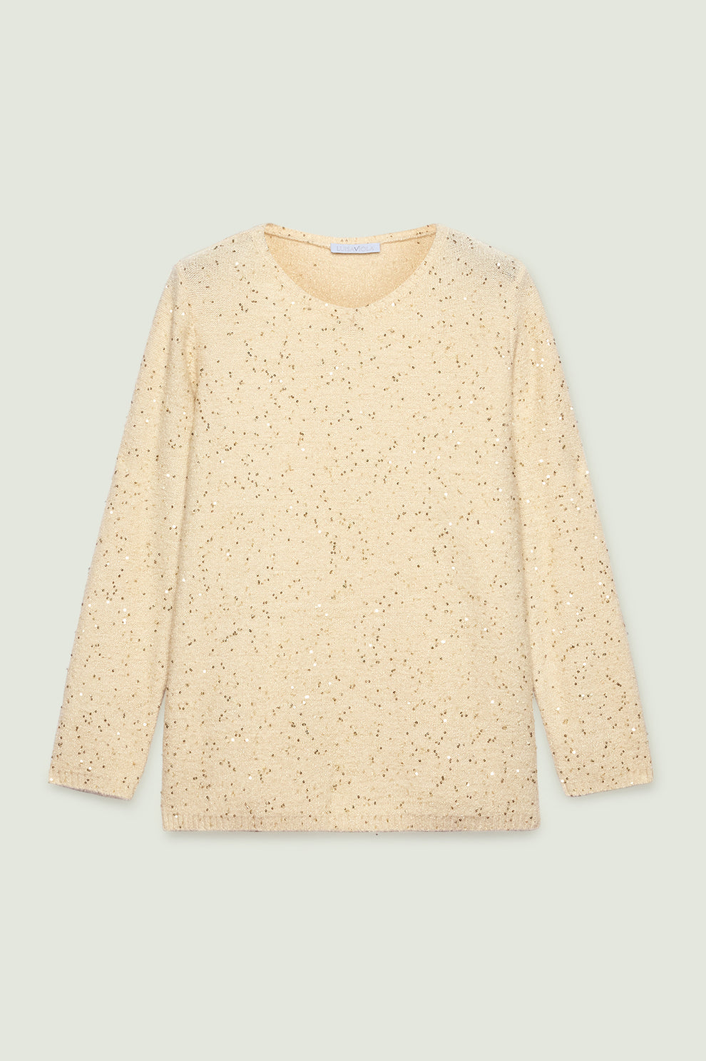 LUISA VIOLA Maglia full paillettes