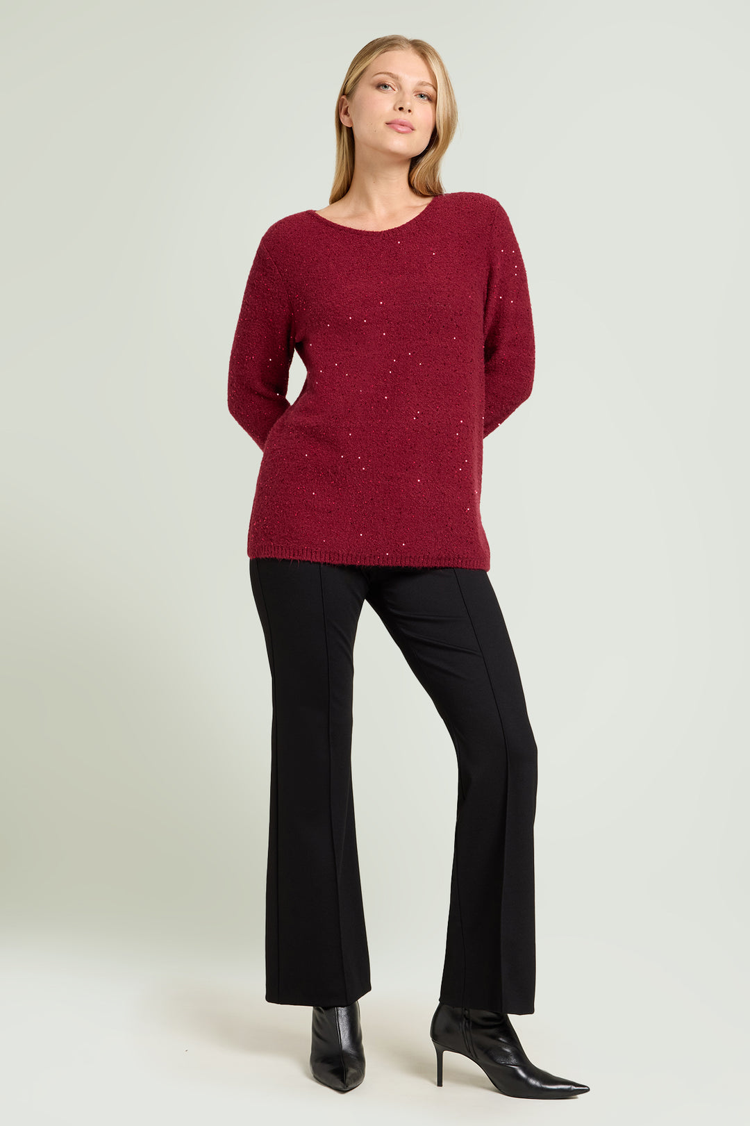 LuisaViola Maglia full paillettes