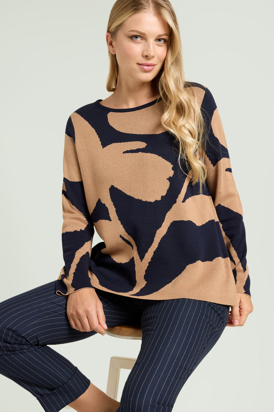 LUISA VIOLA maglia jaquard