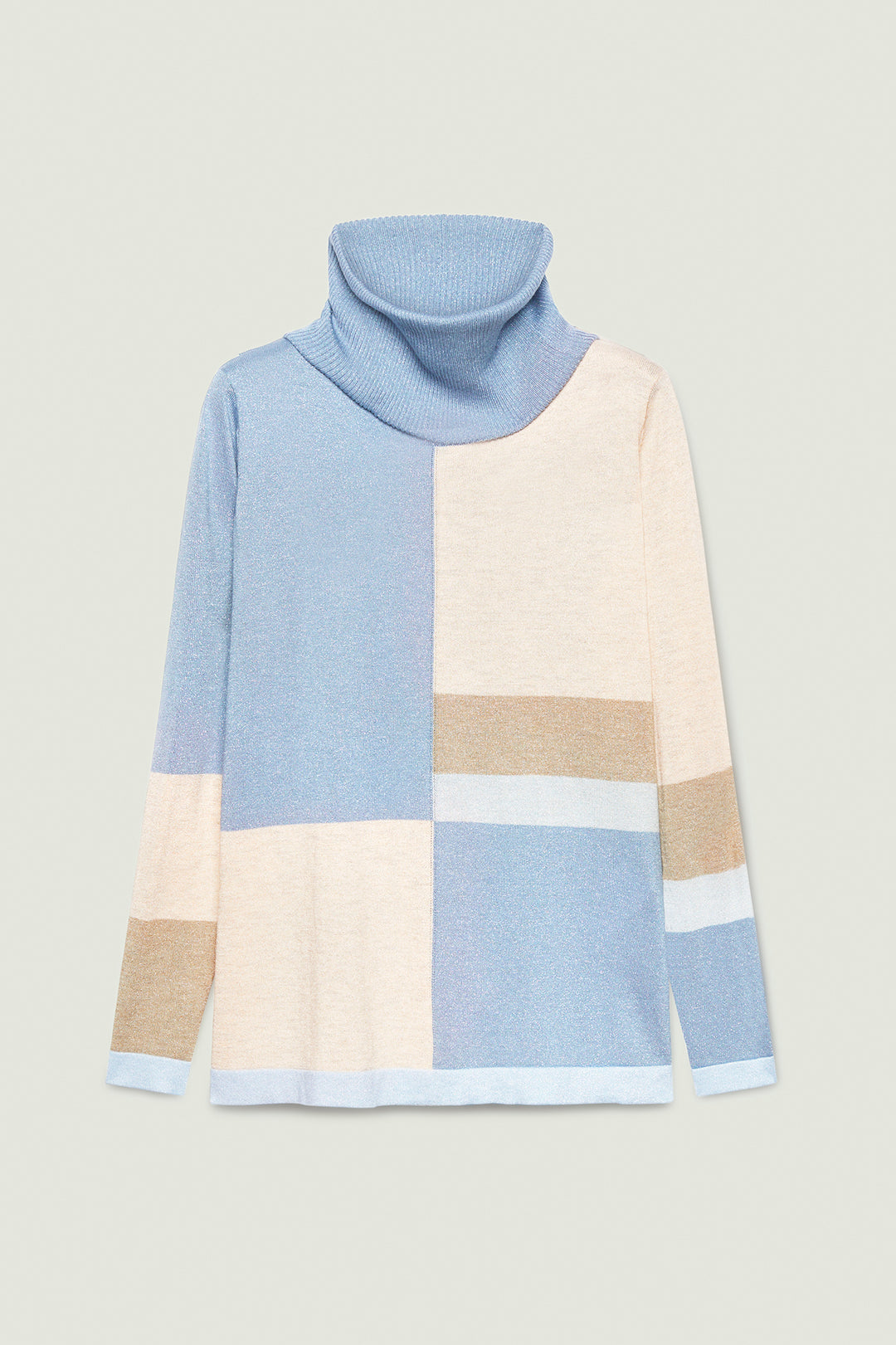 Luisa Viola maglia shiny color block